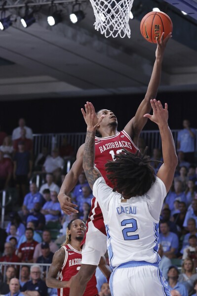 Arkansas razorback shop basketball score